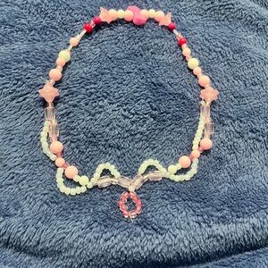 Handmade beaded headband/ necklace